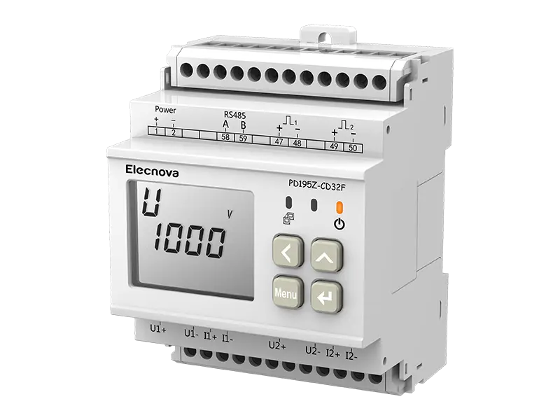 CDC DIN-rail عداد طاقة مثبت على شاحن EV