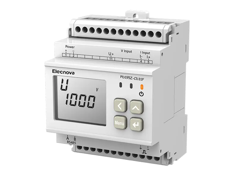 CDC DIN-rail عداد طاقة مثبت على شاحن EV